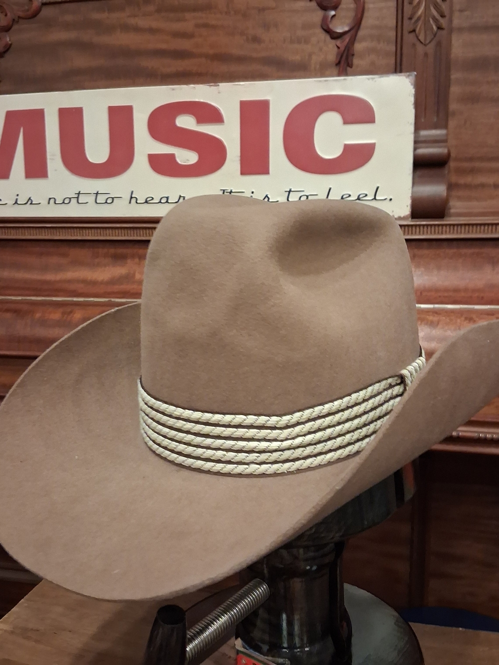 American Hat Company Cowboy Hat - Tan/Brown